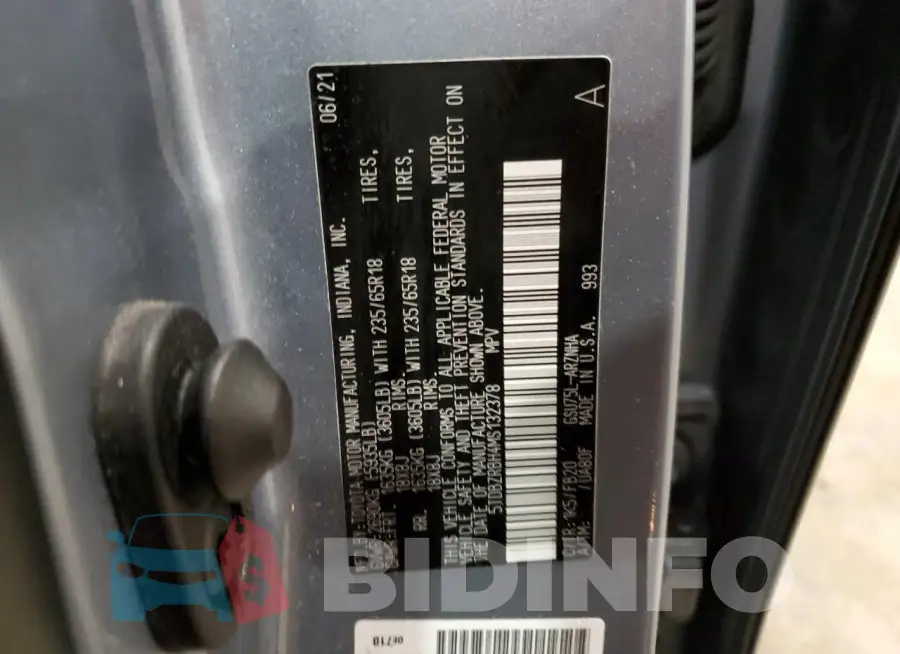 5TDBZRBH4MS132378 Photo# 13