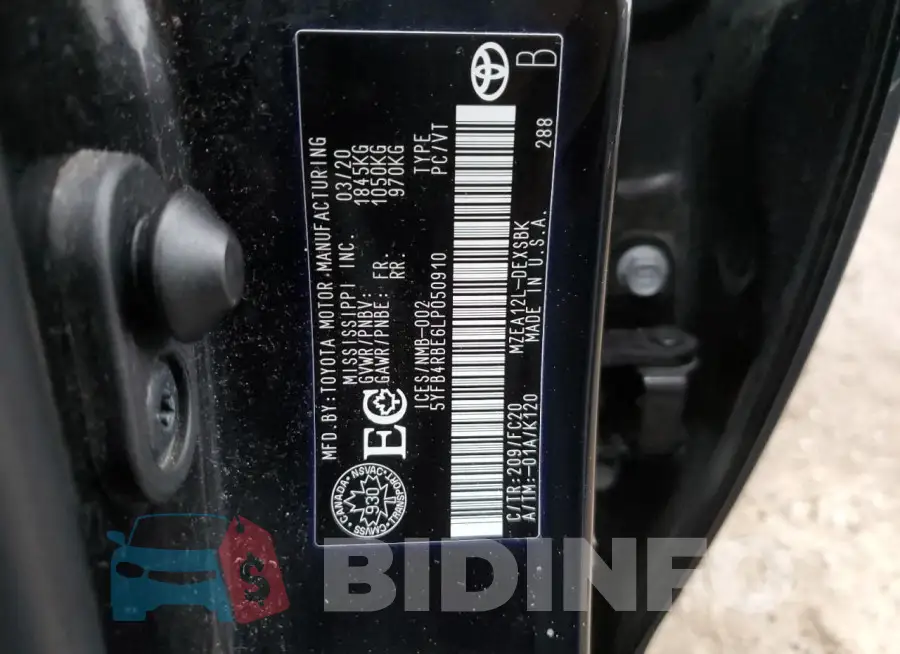 5YFB4RBE6LP050910 Photo# 12