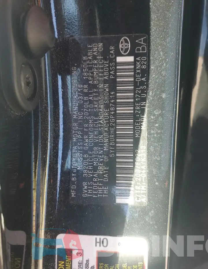 5YFBURHE2GP487414 Photo# 13