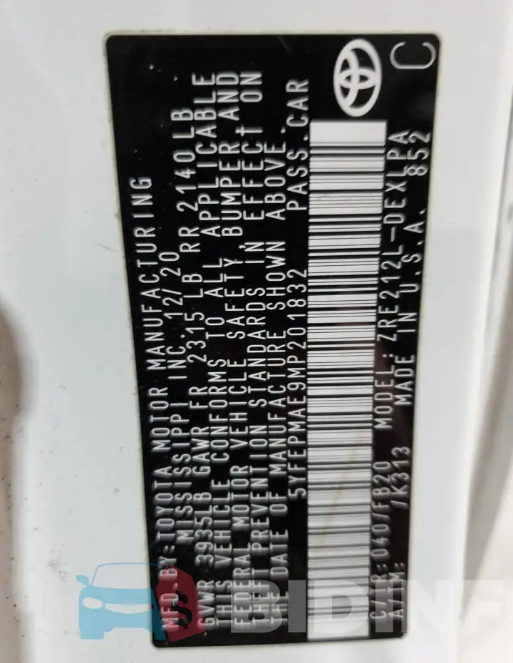 5YFEPMAE9MP201832 Photo# 13