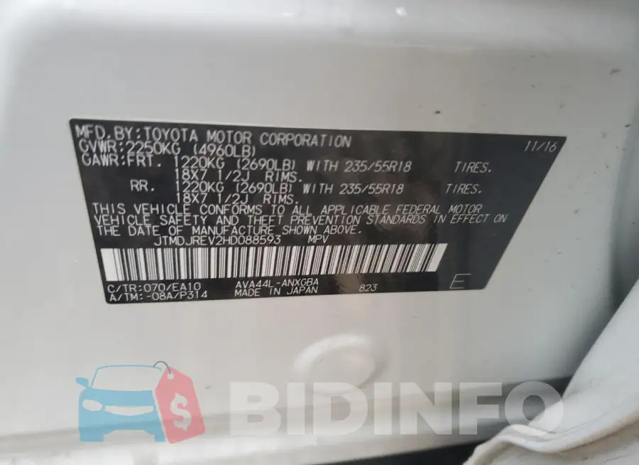 JTMDJREV2HD088593 Photo# 12