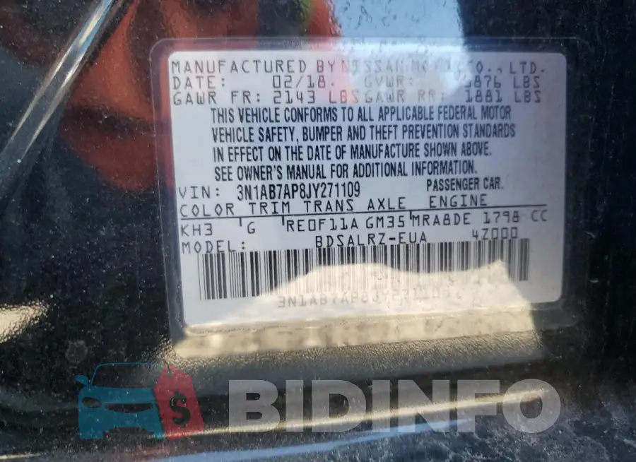 3N1AB7AP8JY271109 Photo# 13