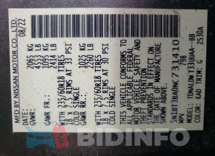 5N1BT3BA0NC731410 Photo# 14