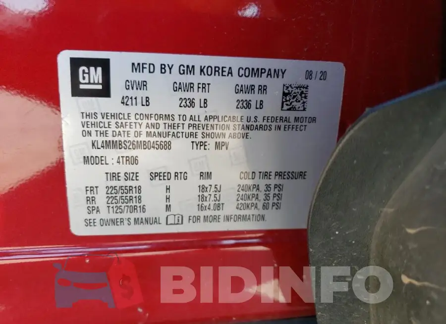 KL4MMBS26MB045688 Photo# 13
