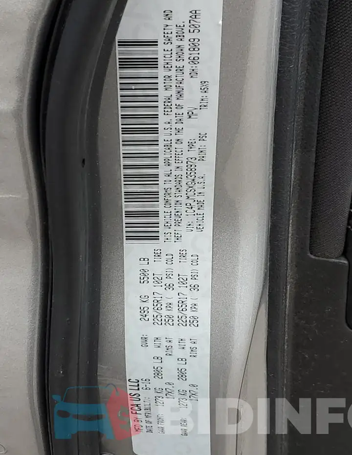 1C4PJMCSXGW358973 Photo# 13