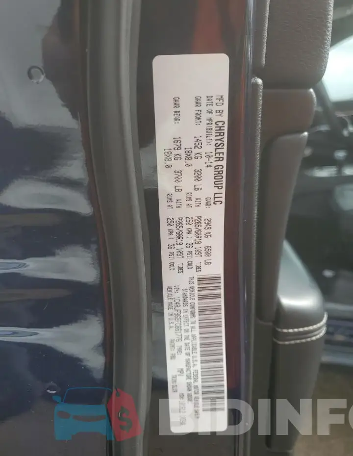 1C4RJFBG9FC661776 Photo# 13