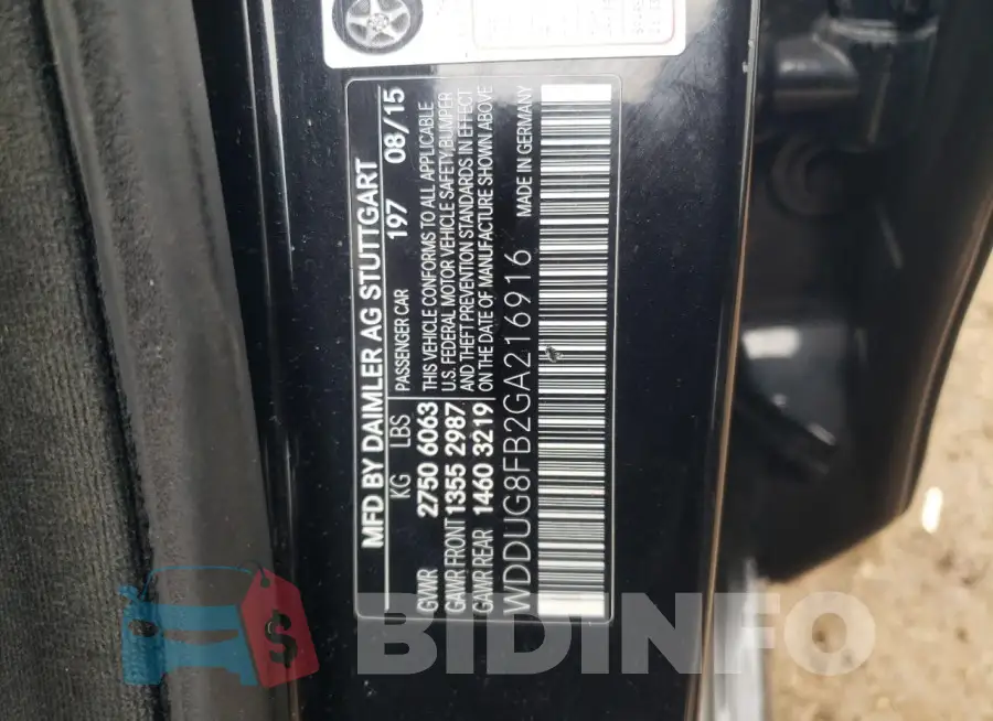 WDDUG8FB2GA216916 Photo# 12