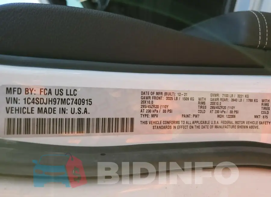 1C4SDJH97MC740915 Photo# 13