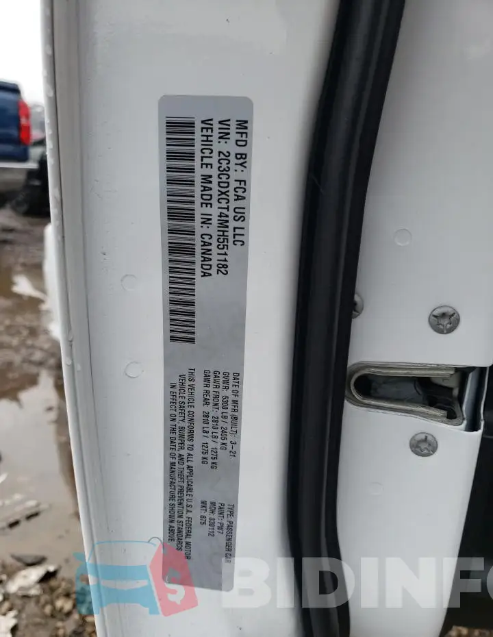 2C3CDXCT4MH551182 Photo# 12