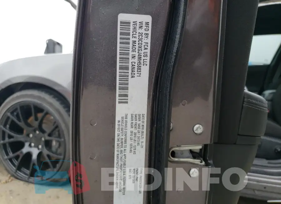 2C3CDXGJ4MH588371 Photo# 13