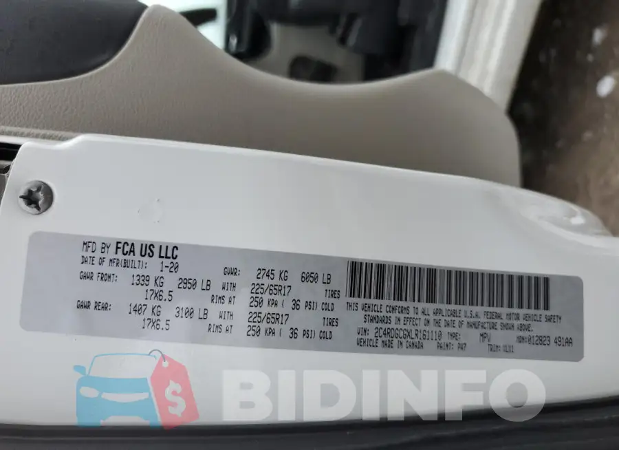 2C4RDGCGXLR161110 Photo# 14