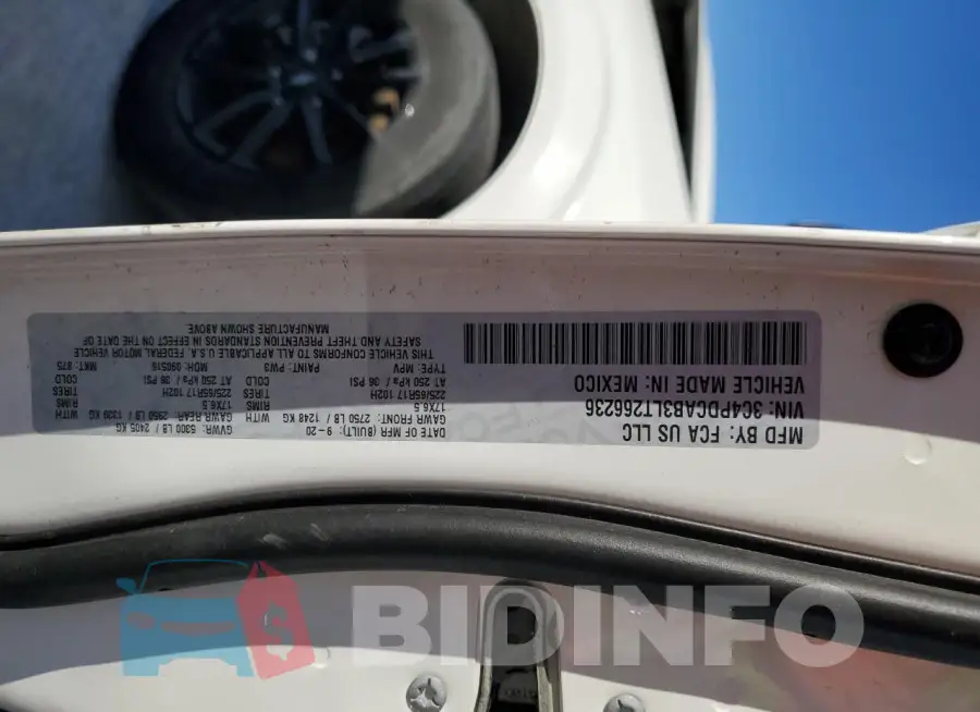 3C4PDCAB3LT266236 Photo# 14