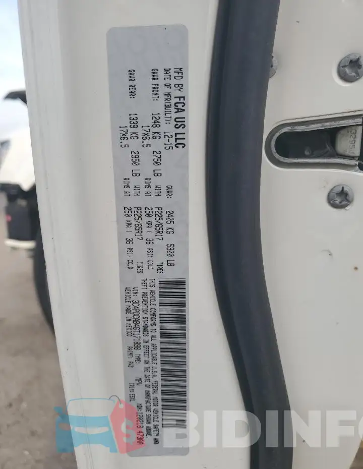 3C4PDCAB4GT171898 Photo# 12