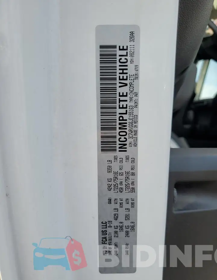 3C7WRVGG6JE155163 Photo# 13
