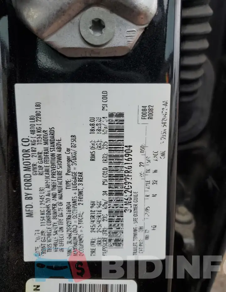 3LN6L2G92FR616904 Photo# 12