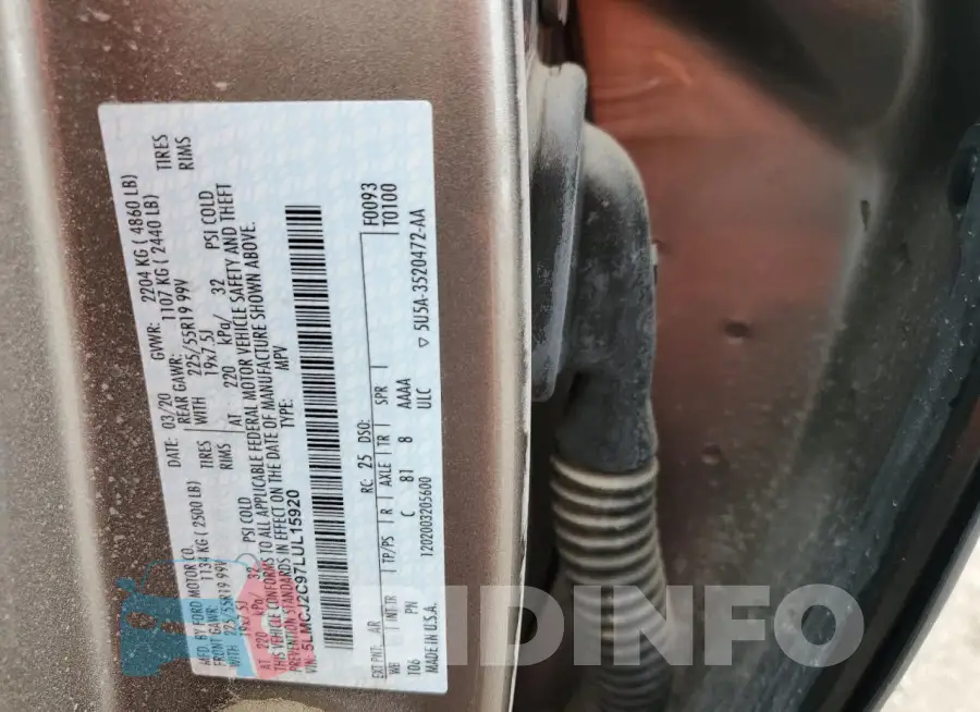 5LMCJ2C97LUL15920 Photo# 13