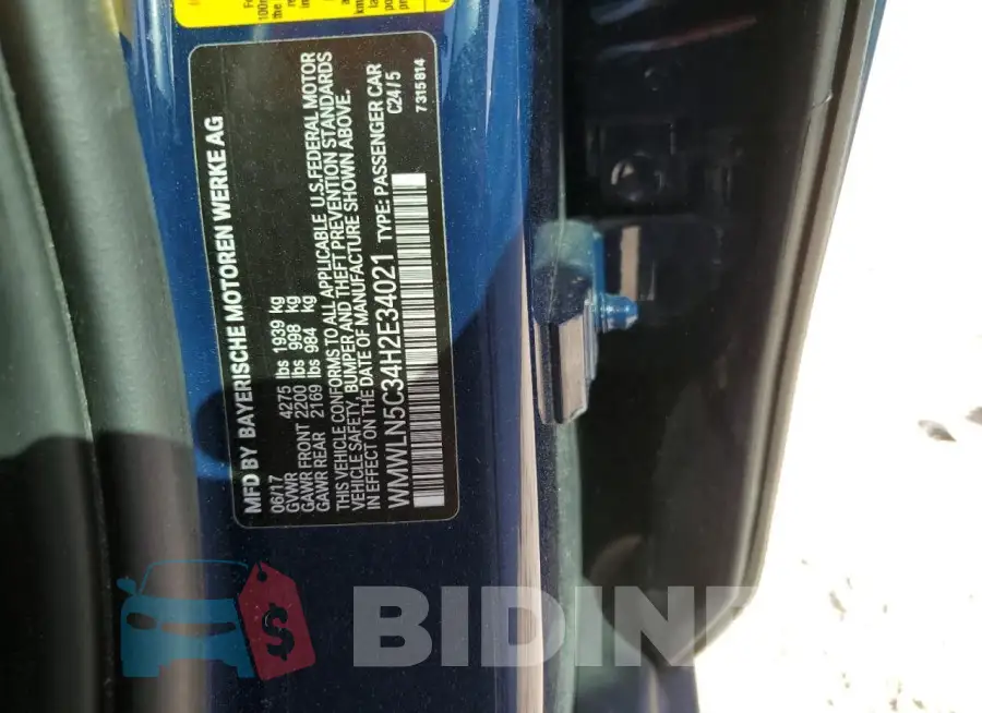 WMWLN5C34H2E34021 Photo# 13
