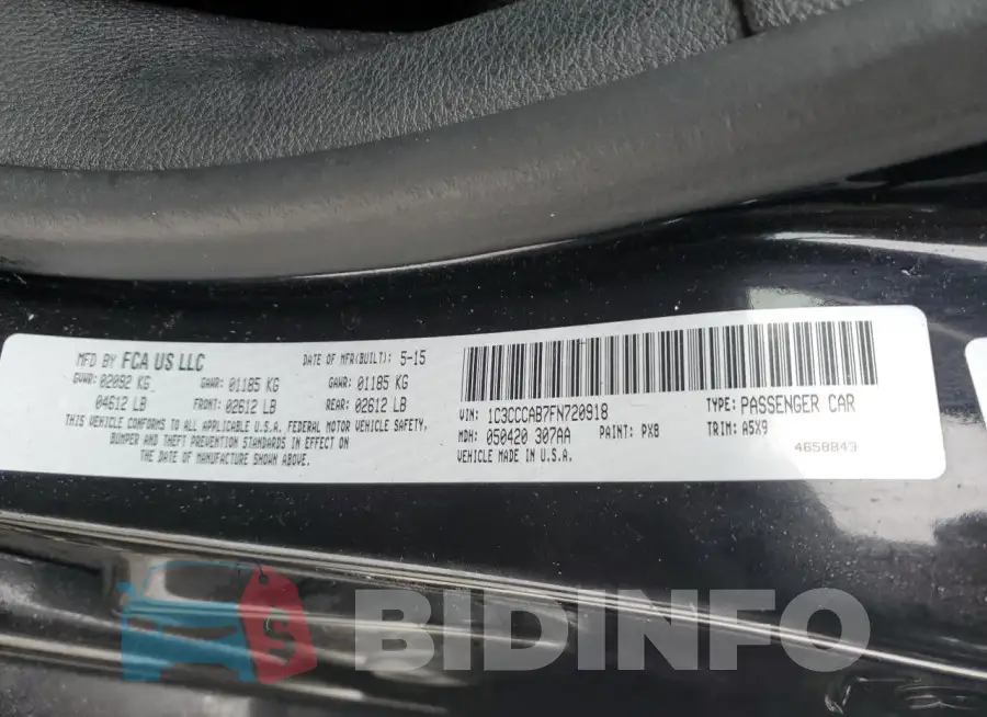 1C3CCCAB7FN720918 Photo# 12