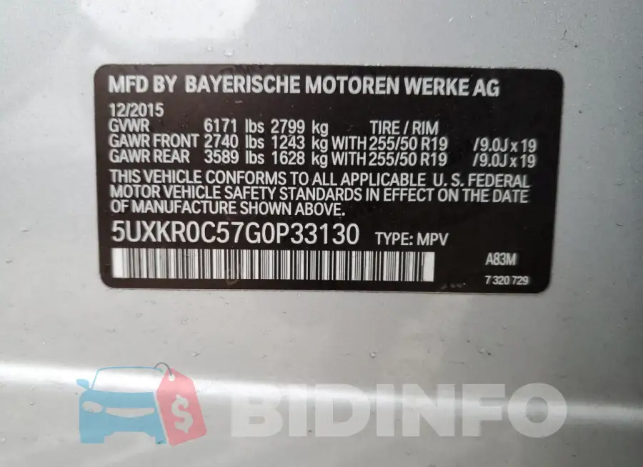 5UXKR0C57G0P33130 Photo# 12