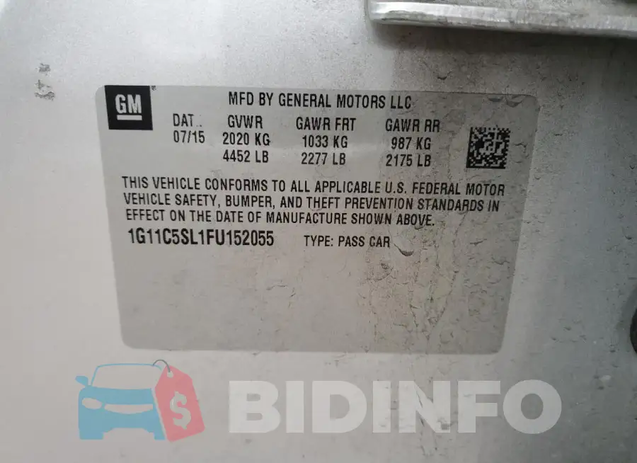 1G11C5SL1FU152055 Photo# 12
