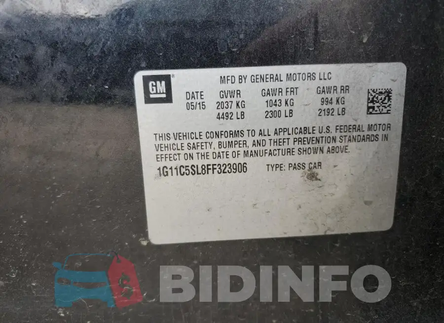 1G11C5SL8FF323906 Photo# 13