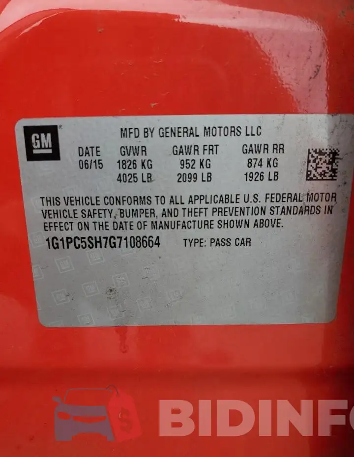 1G1PC5SH7G7108664 Photo# 12