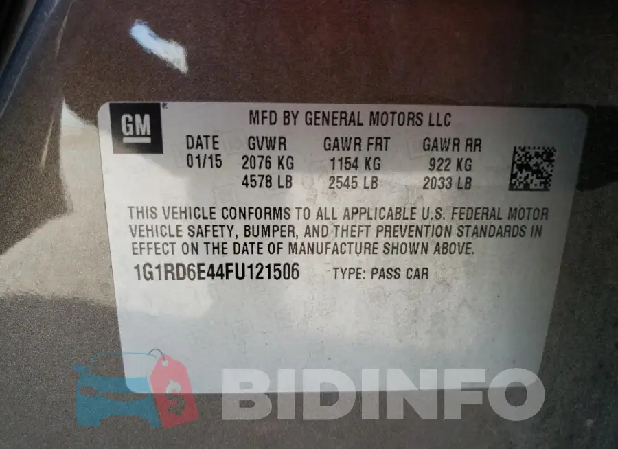 1G1RD6E44FU121506 Photo# 12
