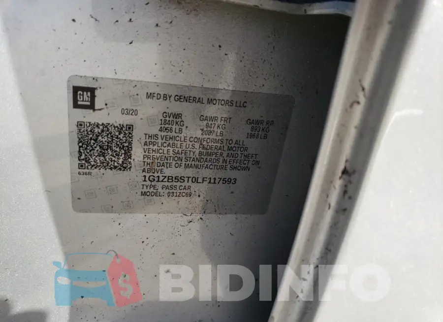 1G1ZB5ST0LF117593 Photo# 13