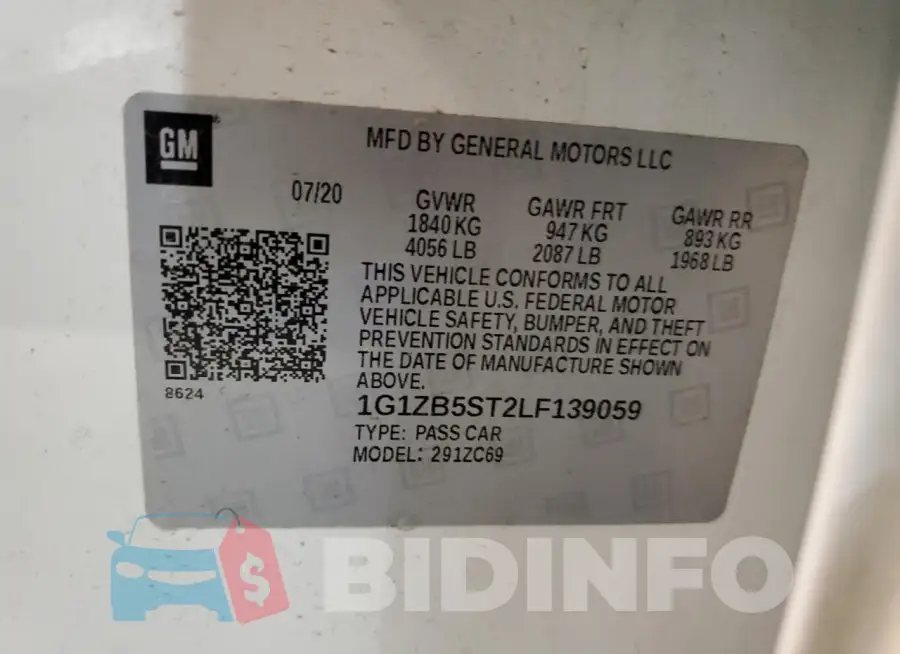 1G1ZB5ST2LF139059 Photo# 13