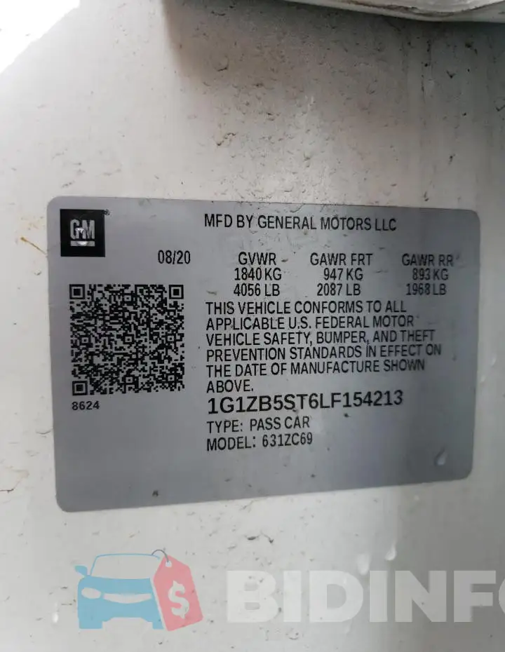 1G1ZB5ST6LF154213 Photo# 12