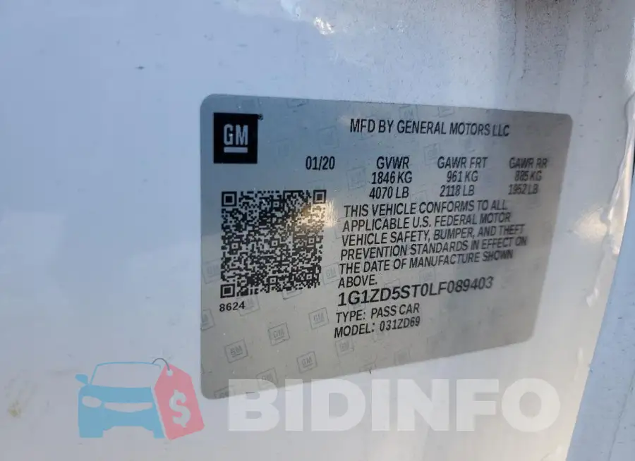 1G1ZD5ST0LF089403 Photo# 12