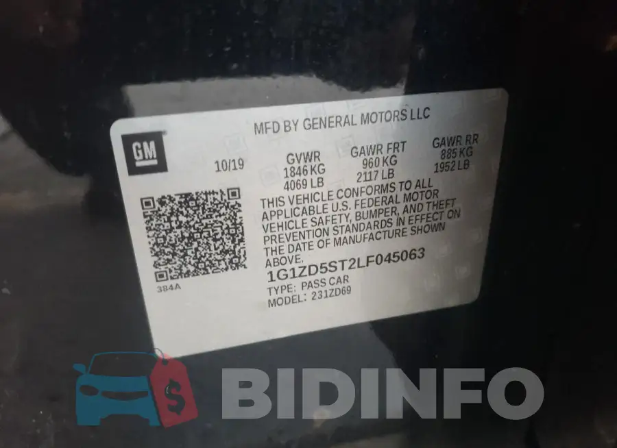 1G1ZD5ST2LF045063 Photo# 13