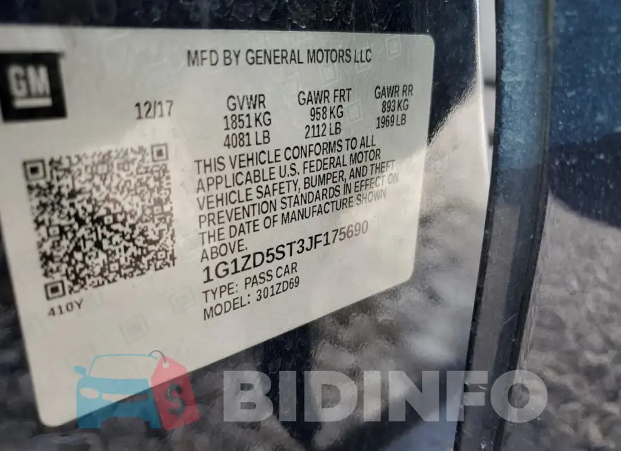 1G1ZD5ST3JF175690 Photo# 12