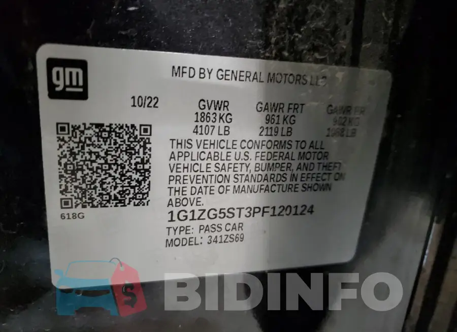 1G1ZG5ST3PF120124 Photo# 12