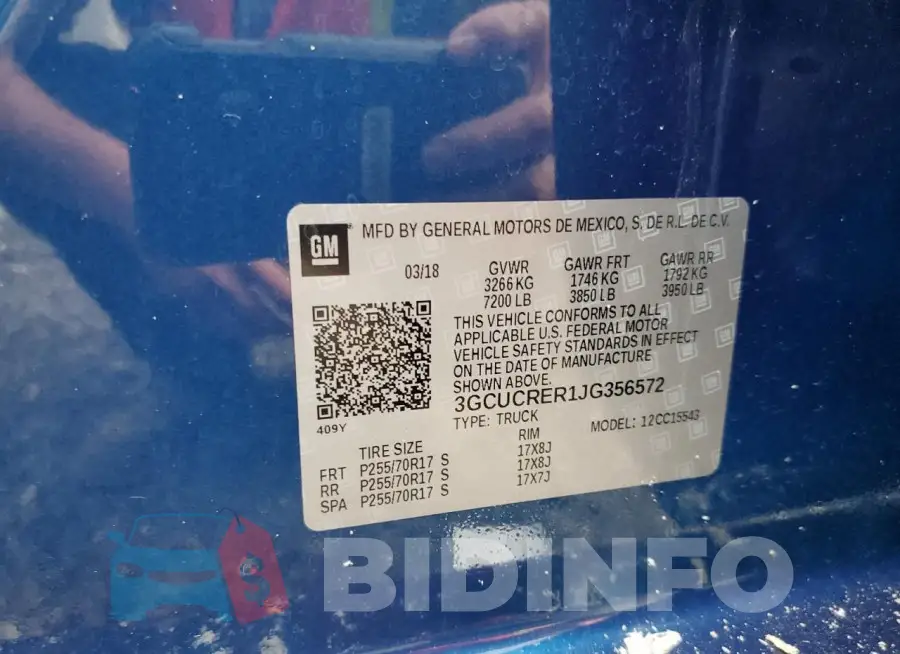 3GCUCRER1JG356572 Photo# 12
