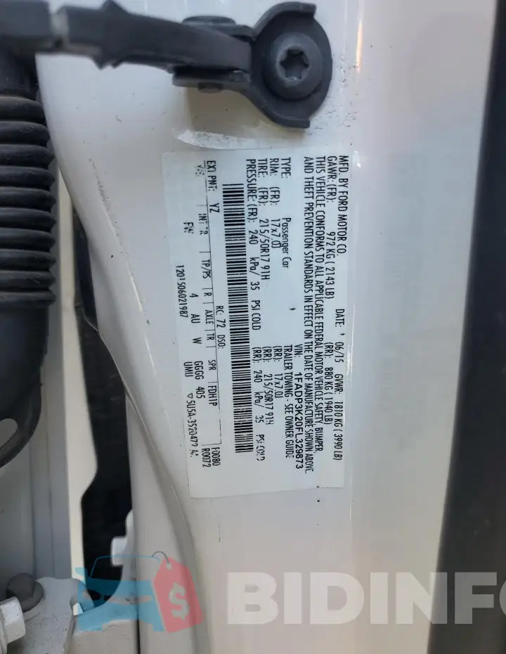 1FADP3K20FL329873 Photo# 12
