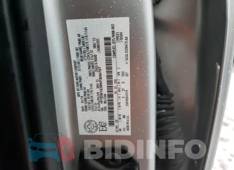 1FTEW1E58KFB96767 Photo# 12