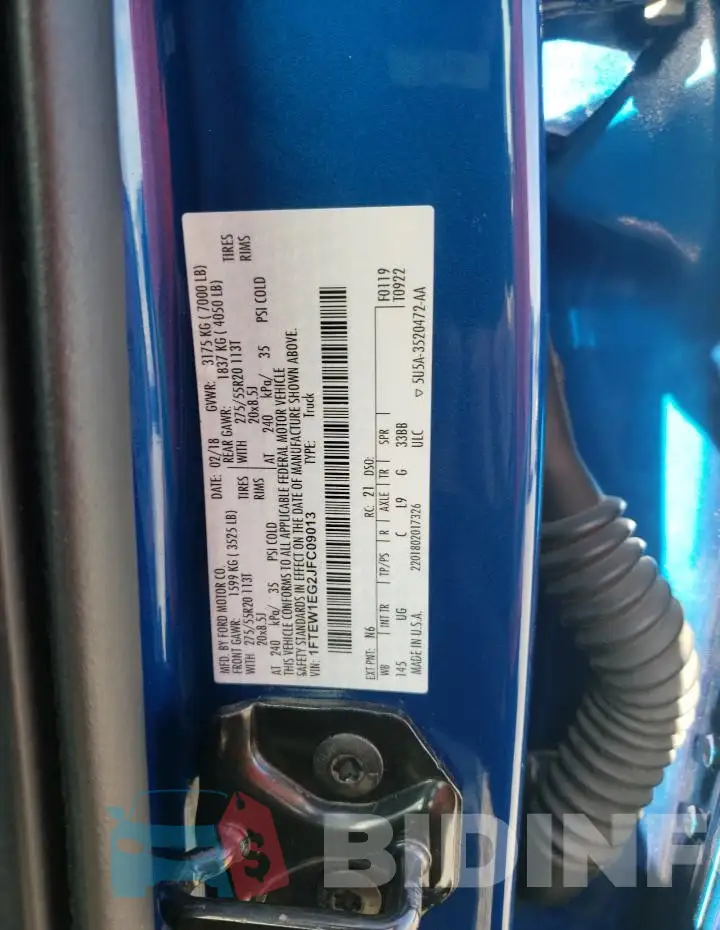 1FTEW1EG2JFC09013 Photo# 12