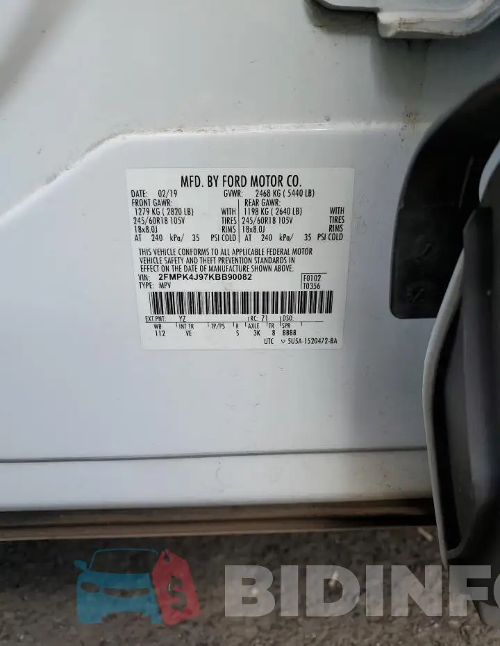 2FMPK4J97KBB90082 Photo# 13