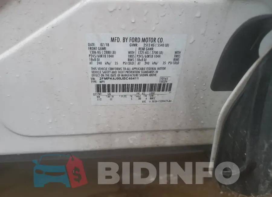 2FMPK4J99JBC46411 Photo# 13