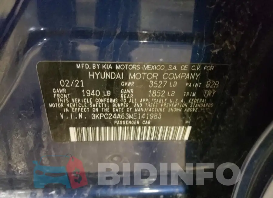3KPC24A63ME141983 Photo# 12