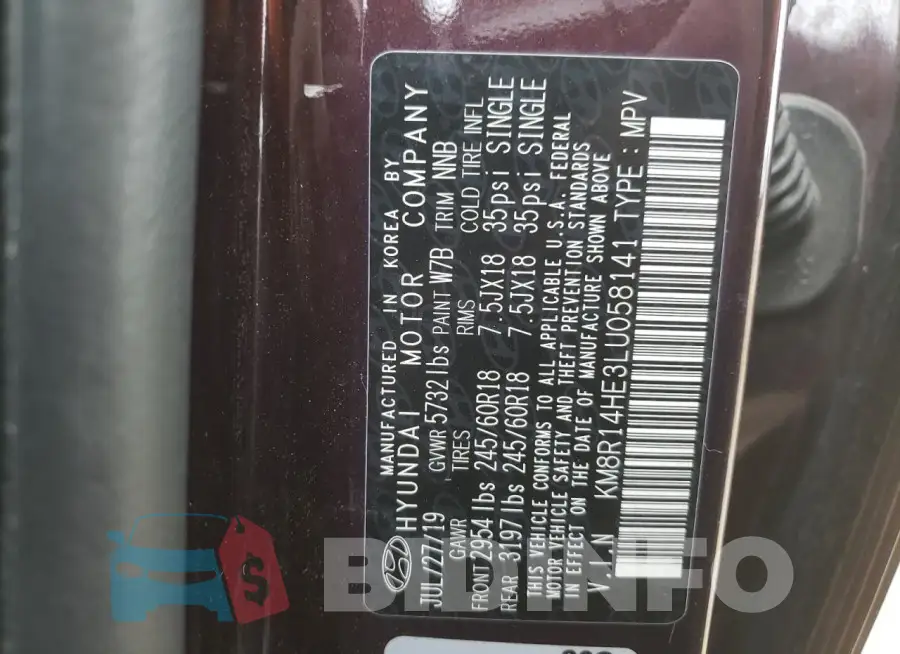 KM8R14HE3LU058141 Photo# 12