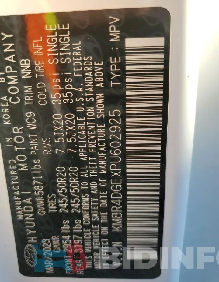 KM8R4DGEXPU602925 Photo# 12