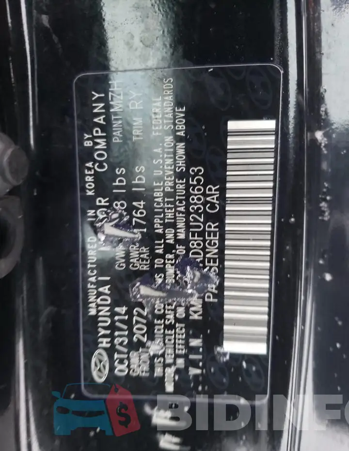 KMHTC6AD8FU238653 Photo# 12