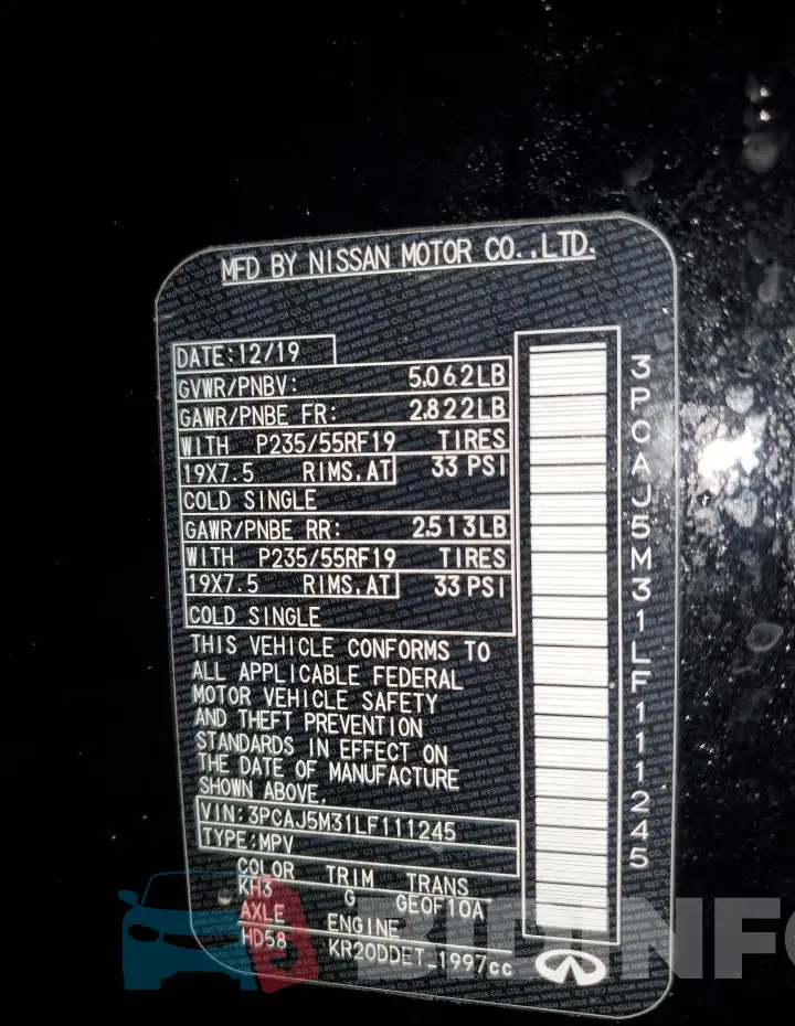 3PCAJ5M31LF111245 Photo# 14