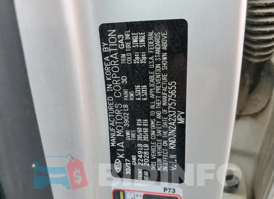 KNDJN2A23J7575655 Photo# 12
