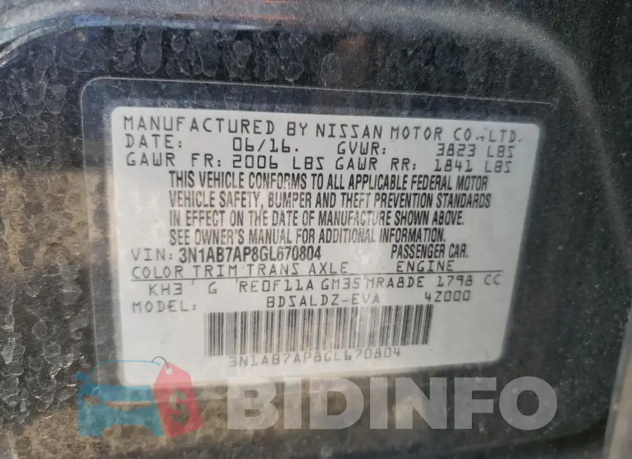 3N1AB7AP8GL670804 Photo# 12