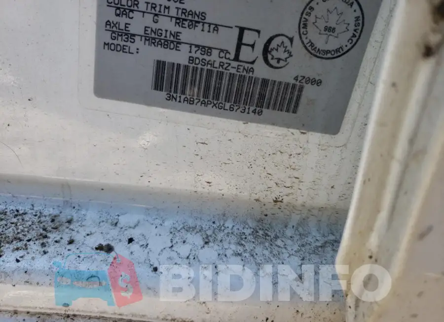 3N1AB7APXGL673140 Photo# 12