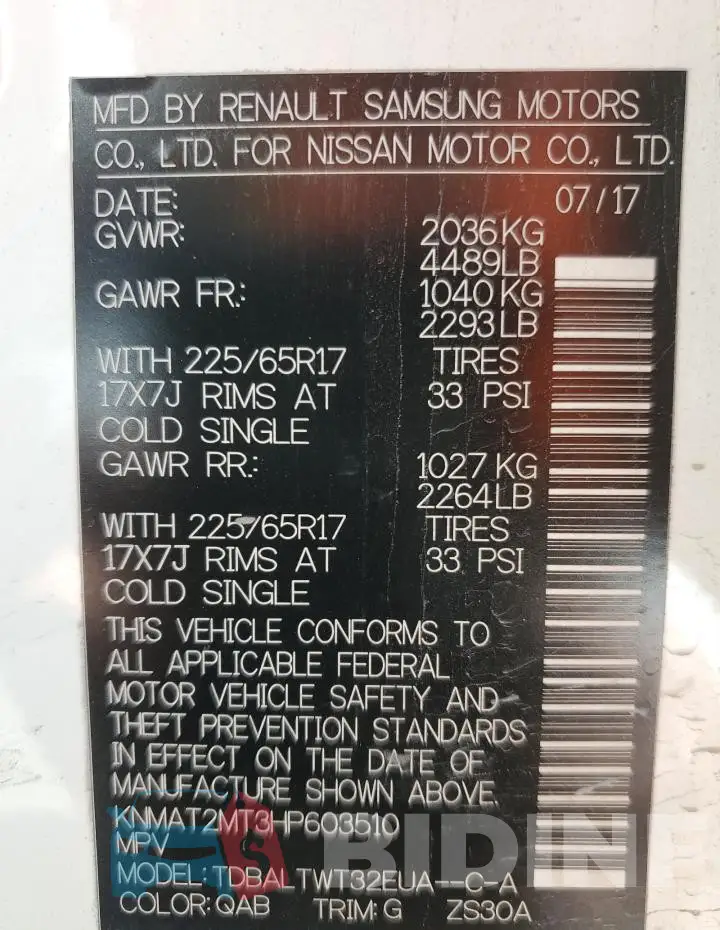 KNMAT2MT3HP603510 Photo# 12