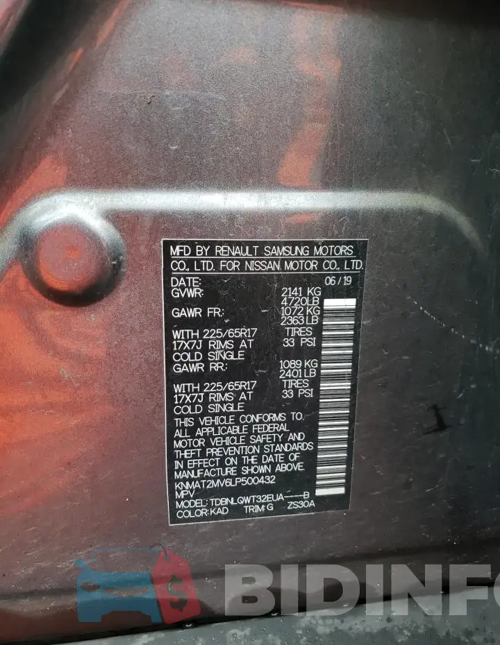 KNMAT2MV6LP500432 Photo# 13
